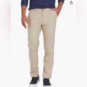 Mizzen+Main Beige Stretch Chino Pants